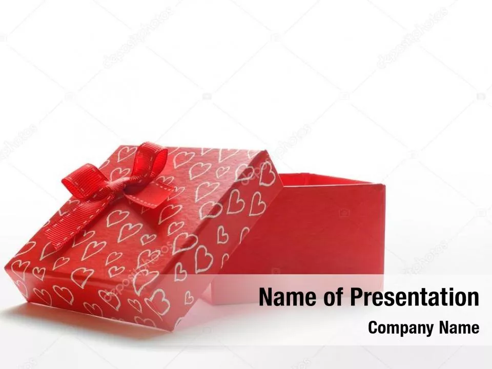Open Red Gift Box