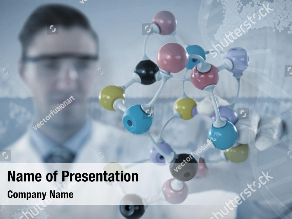 Infographic molecule structure PowerPoint Template - Infographic ...