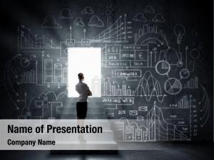 Plan With Open Door PowerPoint Template