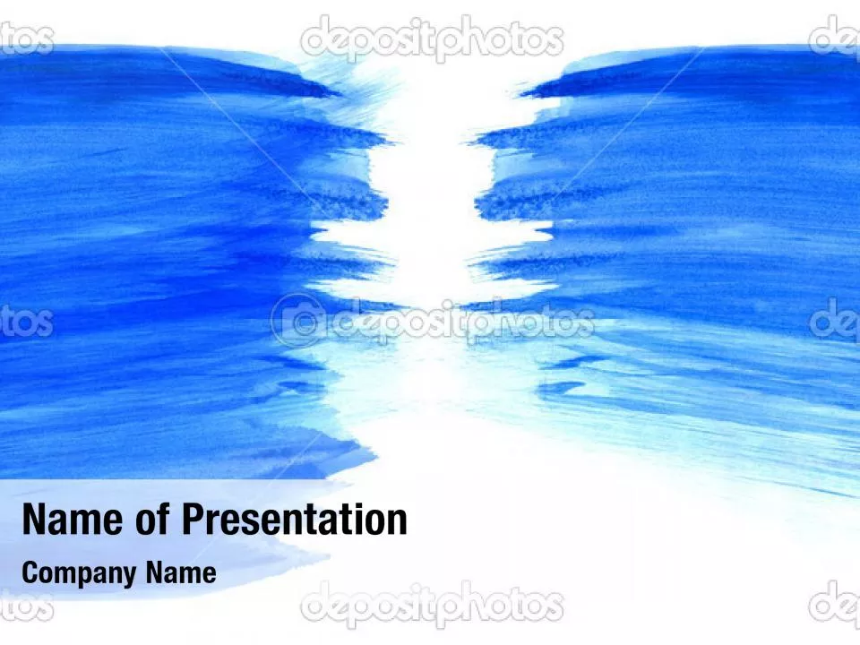 Blue Watercolor Stains