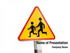 School Sign PowerPoint Template