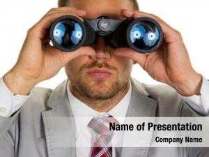 Entrepreneurs) manager (young binoculars search