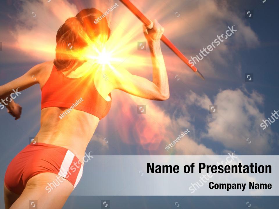 Track In The Field PowerPoint Template - Track In The Field PowerPoint ...