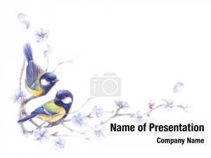Flowers and Birds PowerPoint Template
