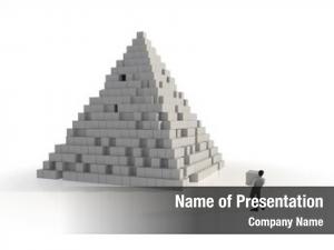 Pyramid man builds cubes, 