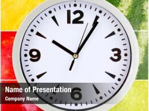Vegetables food clock fruits 