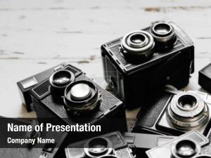 Retro Cameras PowerPoint Template