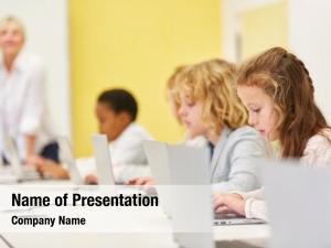 Computer children laptop class primary