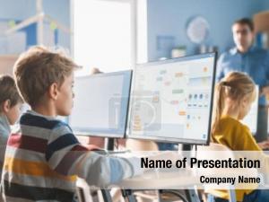 Computer Classroom PowerPoint Template
