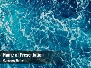 Aqua background shot sea water PowerPoint Template