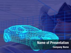 Concept Car Modeling PowerPoint Template
