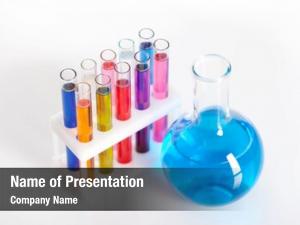 Colored Test Tubes PowerPoint Templates - Colored Test Tubes PowerPoint ...