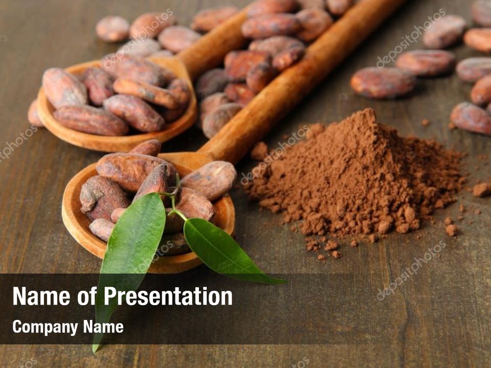 spoon-with-cacao-powerpoint-template-spoon-with-cacao-powerpoint