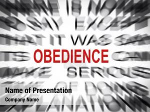 Obedience PowerPoint Template