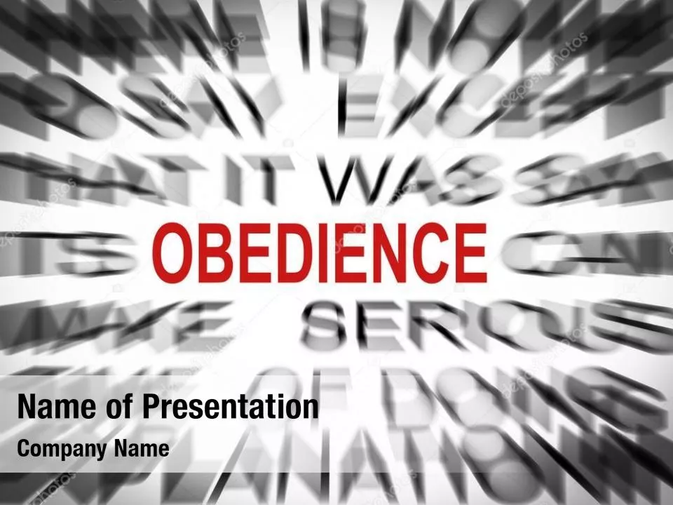 Obedience