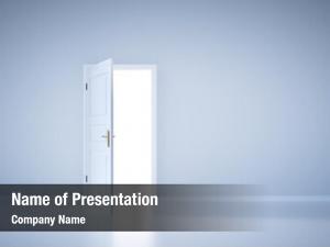 Door To Opportunity Powerpoint Templates Door To