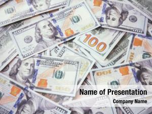 Hundred Dollar Bill PowerPoint Template