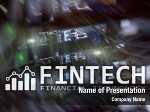 Technology fintech financial concept 