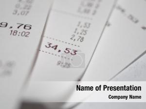 Payment Receipt PowerPoint Template