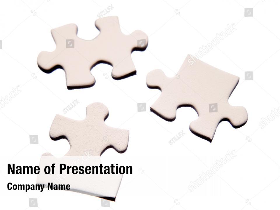 Three Pieces Of Puzzle Powerpoint Template Three Pieces Of Puzzle Powerpoint Background 3751