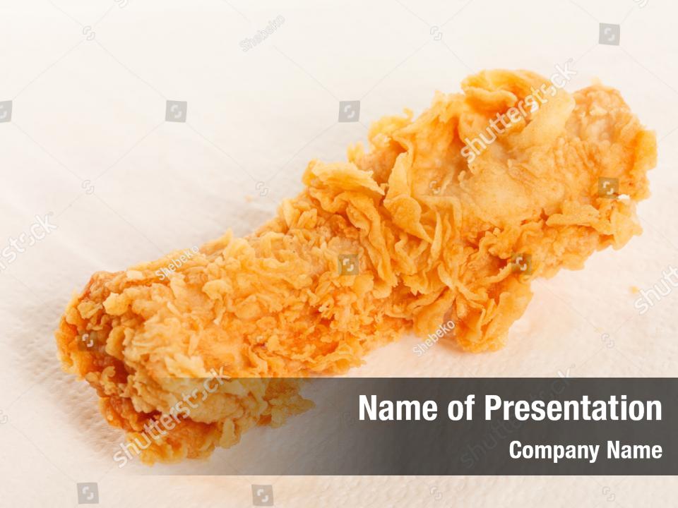 Cuisine Hot Fried Chicken PowerPoint Template - Cuisine Hot Fried ...