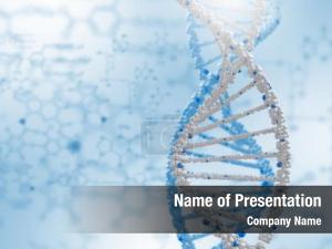 DNA Strand PowerPoint Template