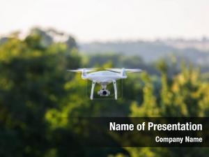 Drone close white camera 