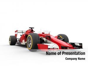 Formula One Car PowerPoint Template