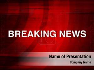 Breaking News Background PowerPoint Template