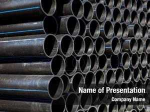 Plastic Pipes PowerPoint Template
