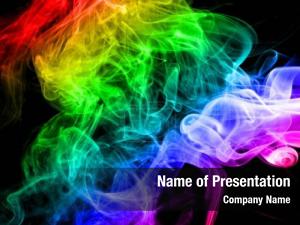Rainbow Smoke PowerPoint Template