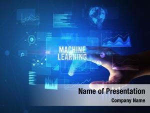 Technology concept modern machine learning