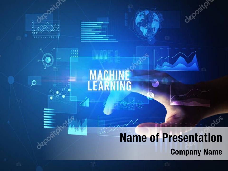 Technology concept modern machine learning