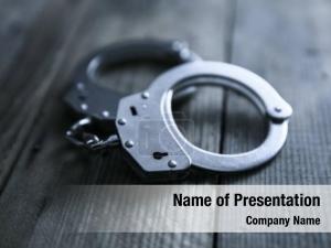 Handcuffs PowerPoint Template