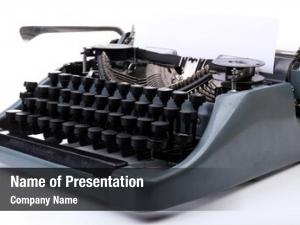 Machine, vintage typewriter white 