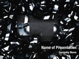 Black Film Strip PowerPoint Template