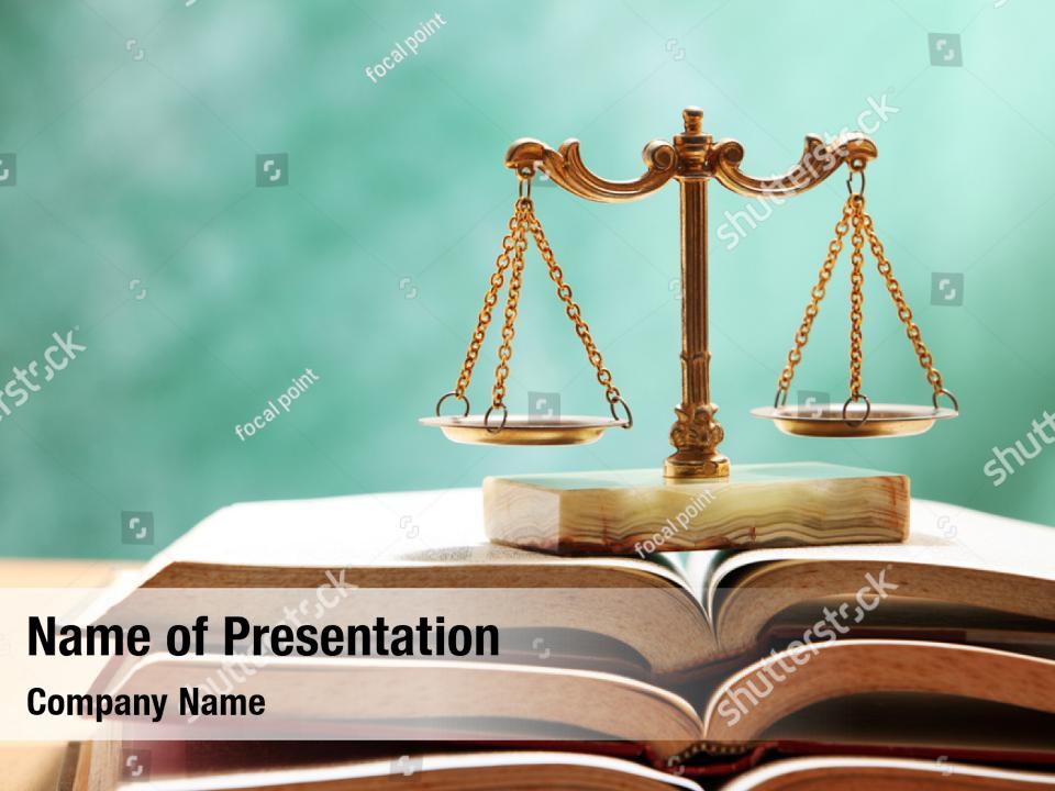 Concept Law Justice Antique PowerPoint Template - Concept Law Justice ...