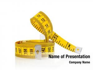 Dieting white tape measure