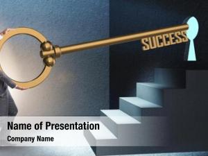 Success businessmen business concept key