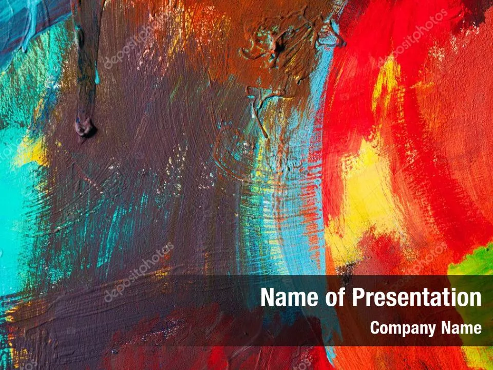 Colored Paint Strokes