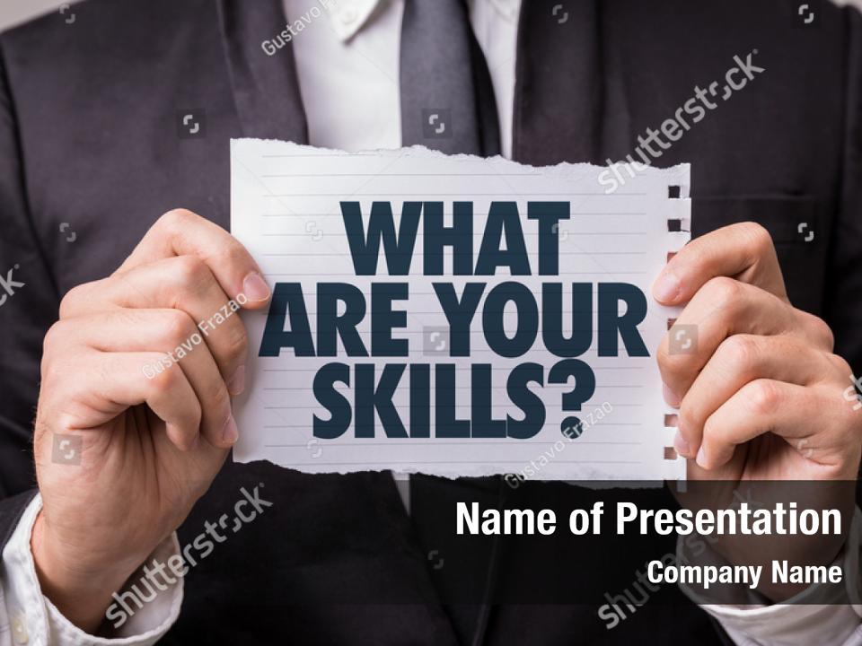Improve your skills PowerPoint Template Improve your skills