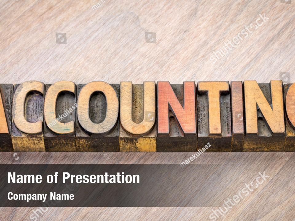 Accounting word powerpoint template PowerPoint Template Accounting