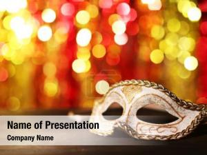 Carnival Mask PowerPoint Template