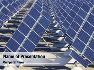 Plant solar power power station PowerPoint Template