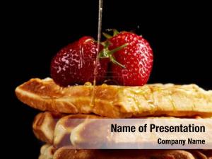 Wafers and Honey PowerPoint Template