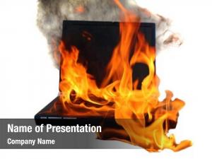 Computer genuine laptop fire 