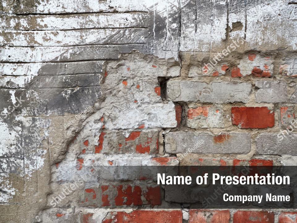 Bare Brick Powerpoint Template PowerPoint Template - Bare Brick ...