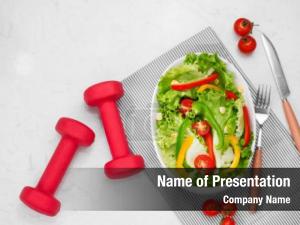 Food and Exercise PowerPoint Template