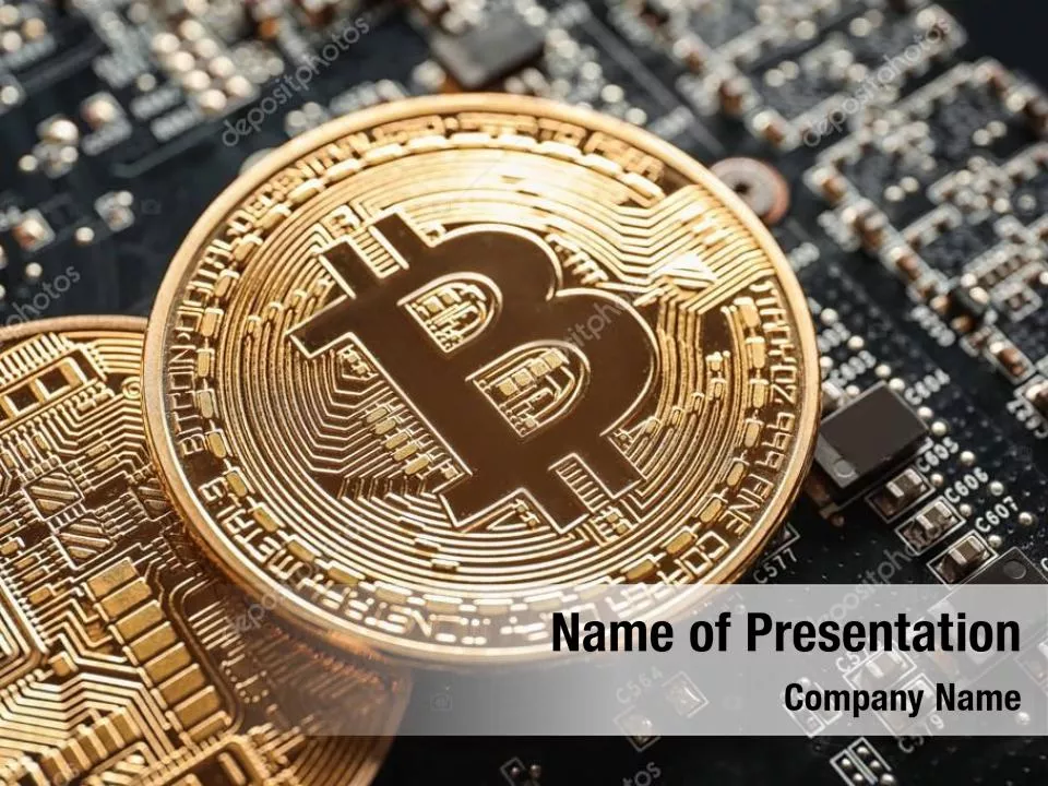 Bitcoins on Circuit Board