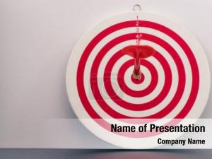 Bullseye Dart PowerPoint Template